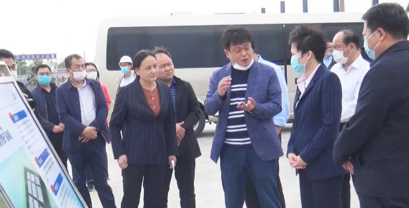 市領(lǐng)導到龍港新材料調(diào)研全市重大項目建設(shè)推進情況
