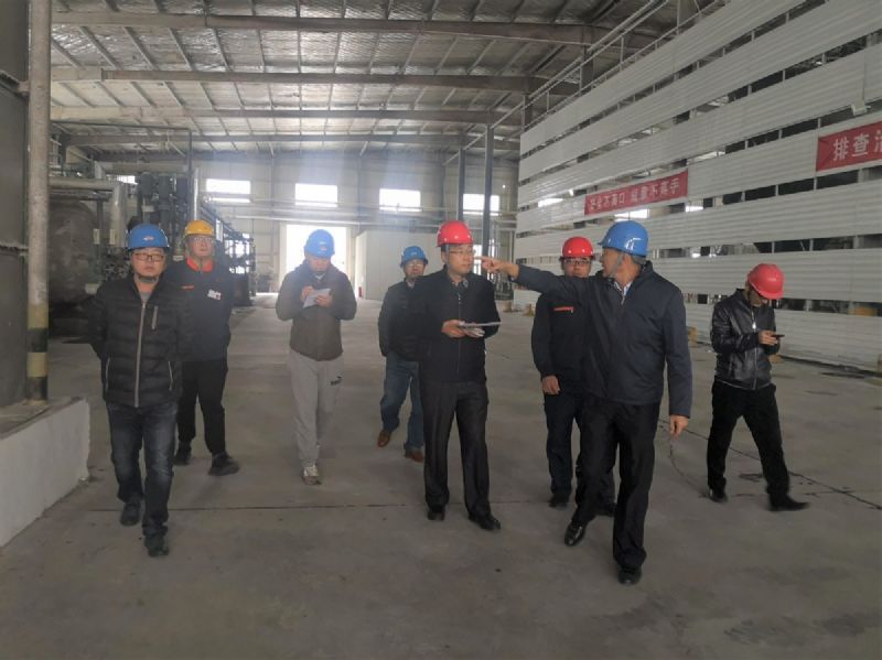 濰坊市應急管理局領導到龍港硅業(yè)公司調研雙重預防體系工作