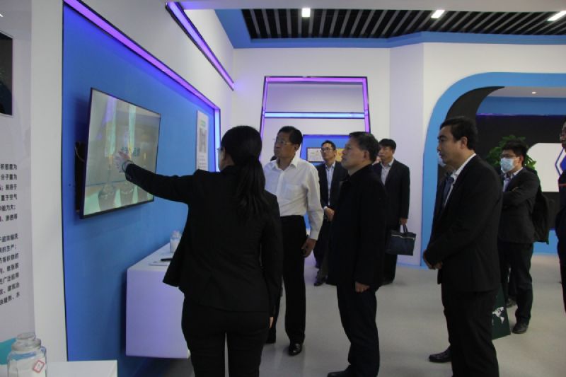 省工信廳領(lǐng)導到龍港硅業(yè)公司開展上市培育和投rongzi調(diào)研及對接服務